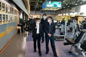 济南市体育局局长孔杰调研中健健身复工复产情况图片