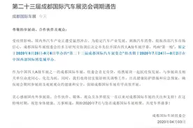 2020成都车展改期于7月24日—8月2日举办图片
