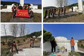 明光市潘村镇：退役老兵祭扫紫阳山烈士陵园图片