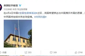英驻华使馆：英国希望与中国携手并肩，共克全球疫情图片