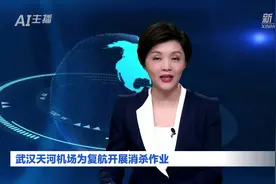 AI合成主播丨武汉天河机场为复航开展消杀作业视频封面