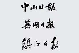 65家报头题字，哪个最美？图片