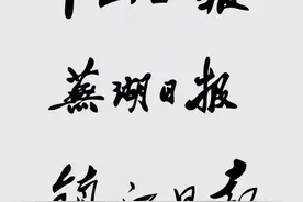 65家报头题字，哪个最美？图片