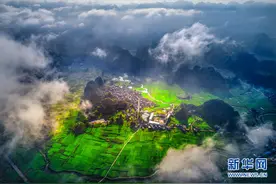 梦幻田园春意浓图片