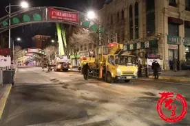 道里6处跨街广告牌被拆除！中央大街商务区改造正式启动图片