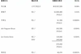 腾讯最新股权曝光：马化腾8.6% 最大股东持股31%图片