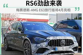 RS6劲敌来袭 梅赛德斯-AMG E63旅行版图片