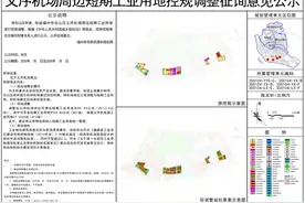 公示！仓山区义序机场周边短期工业用地控规调整图片
