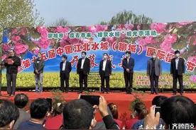 第十五届中国江北水城（聊城）国际樱花节开幕图片