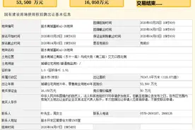 300轮竞价！碧桂园8.01亿元竞得丽水市一宗商住用地 溢价率49.72%图片