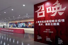 上海首个大型“抗疫”展全景呈现：召唤、逆行与战“疫”瞬间图片