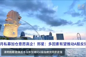 财富连线|4月私募加仓意愿高企 邢星：多因素影响A股走势视频封面