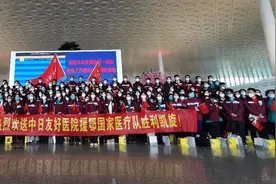 执甲行千里，英雄凯旋归：中日医院国家援鄂抗疫医疗队平安抵京图片