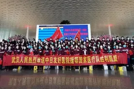 执甲行千里，英雄凯旋归：中日医院国家援鄂抗疫医疗队平安抵京图片
