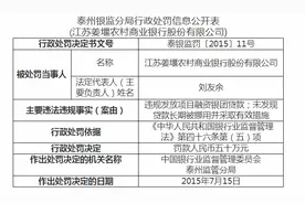 第二次挪用贷款！姜堰农商行被罚过百万，起底股东、客户图片