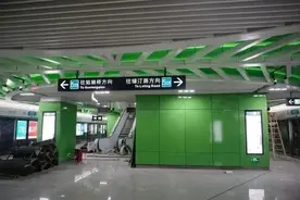 绿绿绿 杭州地铁5号线姑娘桥站实景曝光 指示牌、线路图都装上了图片