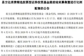 冰火两重天：易方达消费精选基金一日售罄，多只基金延期募集图片