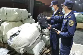 南海海关查获近两千个假冒品牌包，今年来查获案值超去年全年图片