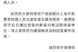 中国拟为西班牙中国留学生开通临时航班，机票隔离费自理图片