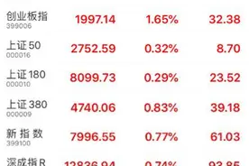 收盘：沪指报2825.90点，涨幅0.37%；央视50指数报6862.05点，涨幅0.21%图片