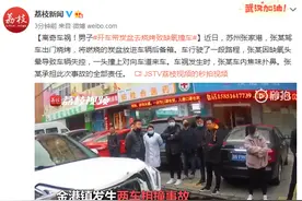 离奇车祸！男子开车带炭盆去烧烤致缺氧撞车图片