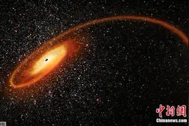 “黑洞吞噬太阳”图片刷屏：黑洞中心真有虫洞吗？图片