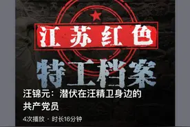 「江苏红色特工档案·第十集」汪锦元：潜伏在汪精卫身边的共产党员图片