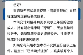 新冠疫苗二期试验招募志愿者：需要500人，引入安慰剂对照组图片