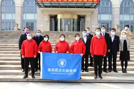 分别70天 青岛市第三批援鄂医疗队员结束隔离回家图片