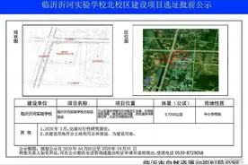 公示！临沂将在这里新建一所中小学校图片