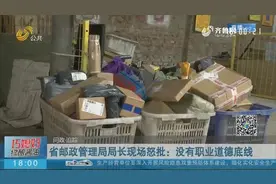 快递暴力分拣满天飞！山东省邮政管理局局长：没有职业道德底线视频封面