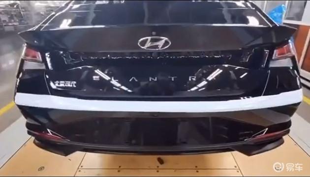 北京现代第七代伊兰特已下线 预计三季度上市