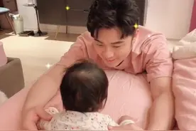 陈赫分享带娃日常 与小女儿有爱互动氛围温馨图片
