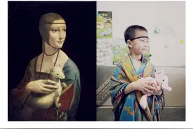会玩！名画模仿秀 宅家欢乐多图片