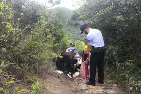 深圳女子朋友圈留遗书带两幼子上山后失联，被警方在山头陡坡找到图片
