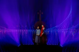 无人船光影秀《船说海棠》南海公园盛大开演图片