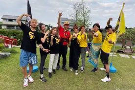 杨丞琳和吴宗宪等户外团建 朝气蓬勃活力满满图片
