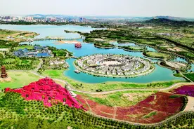 蚌埠龙子湖畔四月芬芳春光好图片