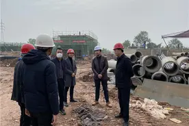 雅安市水利局局长肖洪春率队检查在建重点水利工程安全生产工作图片