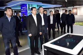 浙江省副省长高兴夫调研指导浙能集团图片