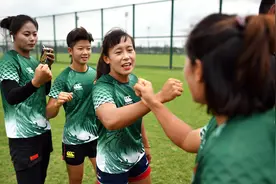 视频丨中国女子七人制橄榄球队在海口集训图片