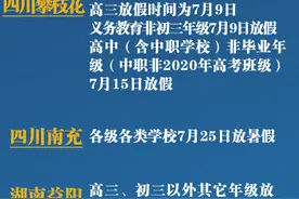 多地明确暑假放假时间图片