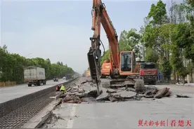 107东西湖段改造 预计7月全线通车图片
