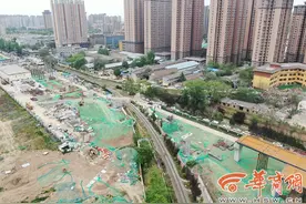 阿房路全线预计2020年年底打通 连通高新、雁塔、莲湖、沣东新城图片