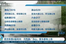 新推6幅地块！河西南、汤山等都有上新，起拍总价超58亿元视频封面