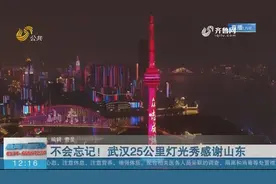 向英雄致敬！武汉25公里长江两岸点亮灯光秀，感谢山东的倾力援助视频封面