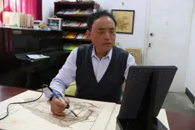 这个崇明人用电烙铁画画，有人出钱都想买图片