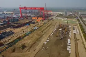 招商海门基地：国内首个室内干船坞顺利推进 加快构建邮轮制造千亿级产业集群图片