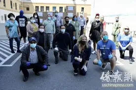 美国《侨报》：美浙江总商会捐5万口罩给无家可归者图片