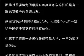 OPPO人事调整：沈义人卸任全球营销总裁，刘列接任图片